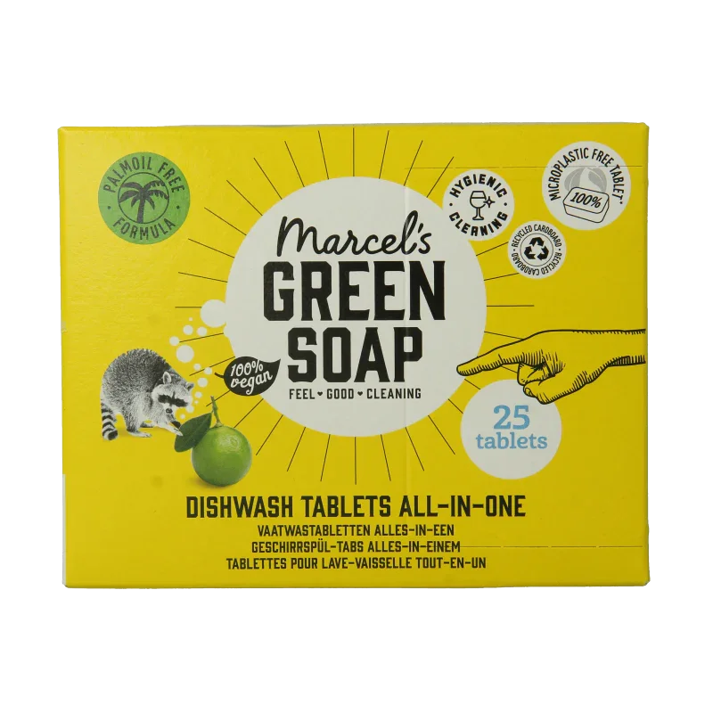 Marcel's Green Soap Vaatwas tabletten 25 Stuks