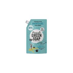 Marcel's Green Soap Showergel mimosa & black currant navul 500.00 Milliliter