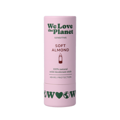 We Love The Planet Deodorant stick soft almond vegan 40.00 Gram