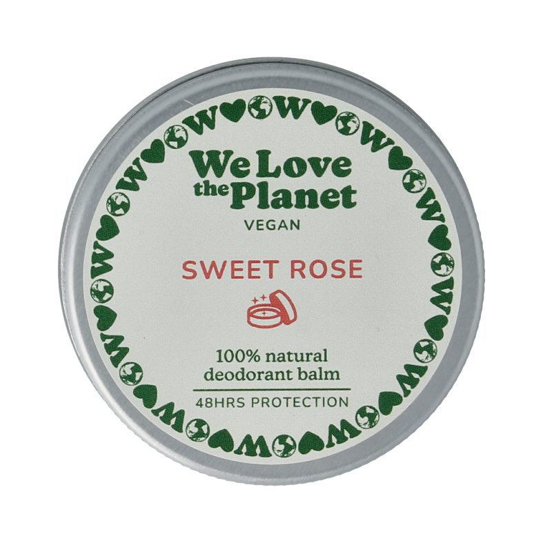 We Love Deodorant balm sweet rose vegan 35 Gram