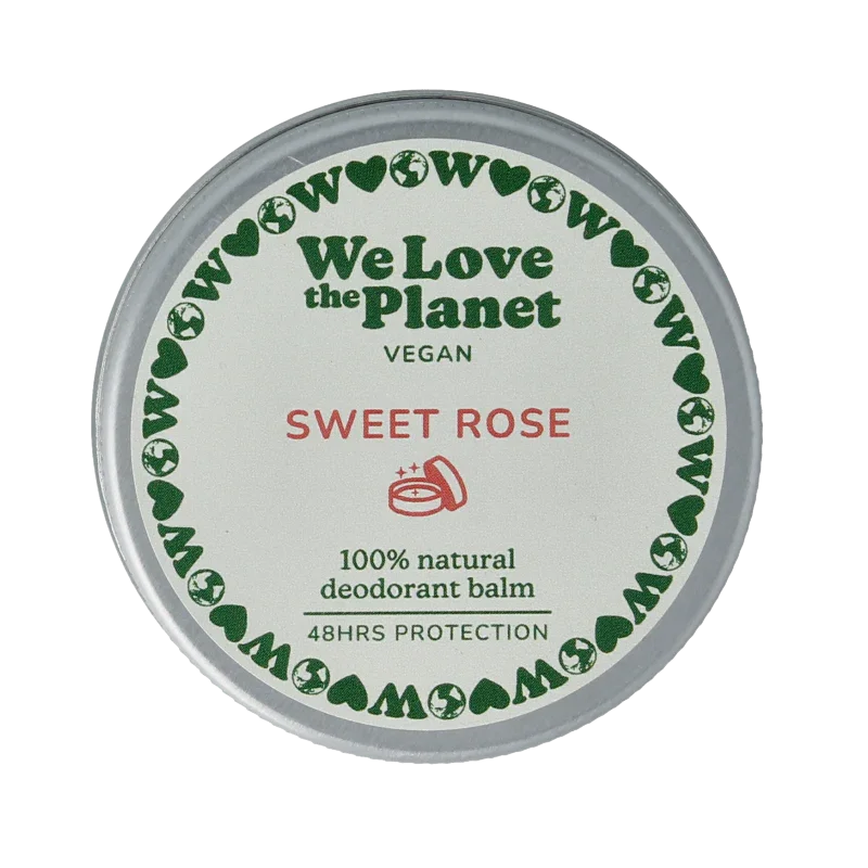We Love Deodorant balm sweet rose vegan 35 Gram