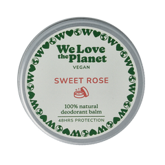 We Love Deodorant balm sweet rose vegan 35.00 Gram