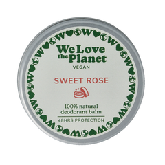 We Love The Planet Deodorant balm sweet rose vegan 35.00 Gram