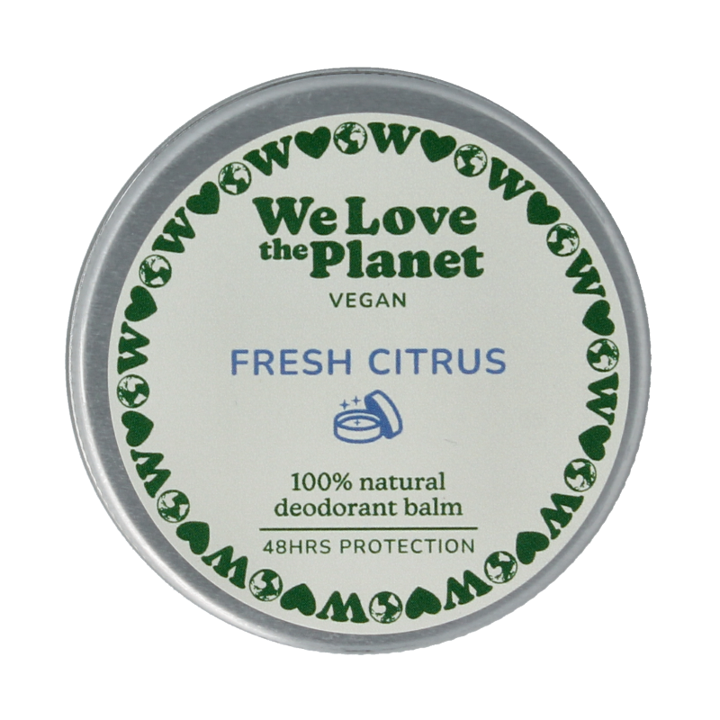 We Love Deodorant balm fresh citrus vegan 35 Gram