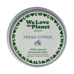 We Love Deodorant balm fresh citrus vegan 35.00 Gram