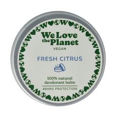 We Love The Planet Deodorant balm fresh citrus vegan 35.00 Gram