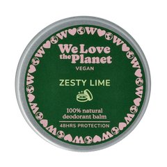 We Love Deodorant balm zesty lime vegan 35 Gram