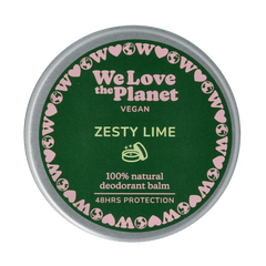 We Love Deodorant balm zesty lime vegan 35 Gram