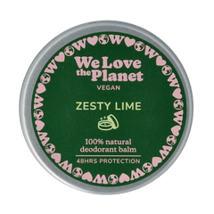 We Love The Planet Deodorant balm zesty lime vegan 35.00 Gram