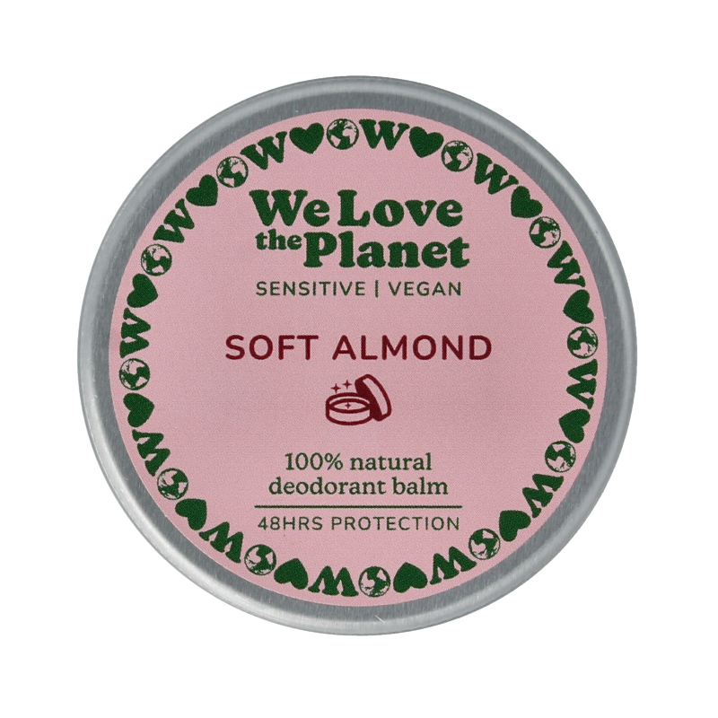 We Love Deodorant balm soft almond sensitive vegan 35.00 Gram