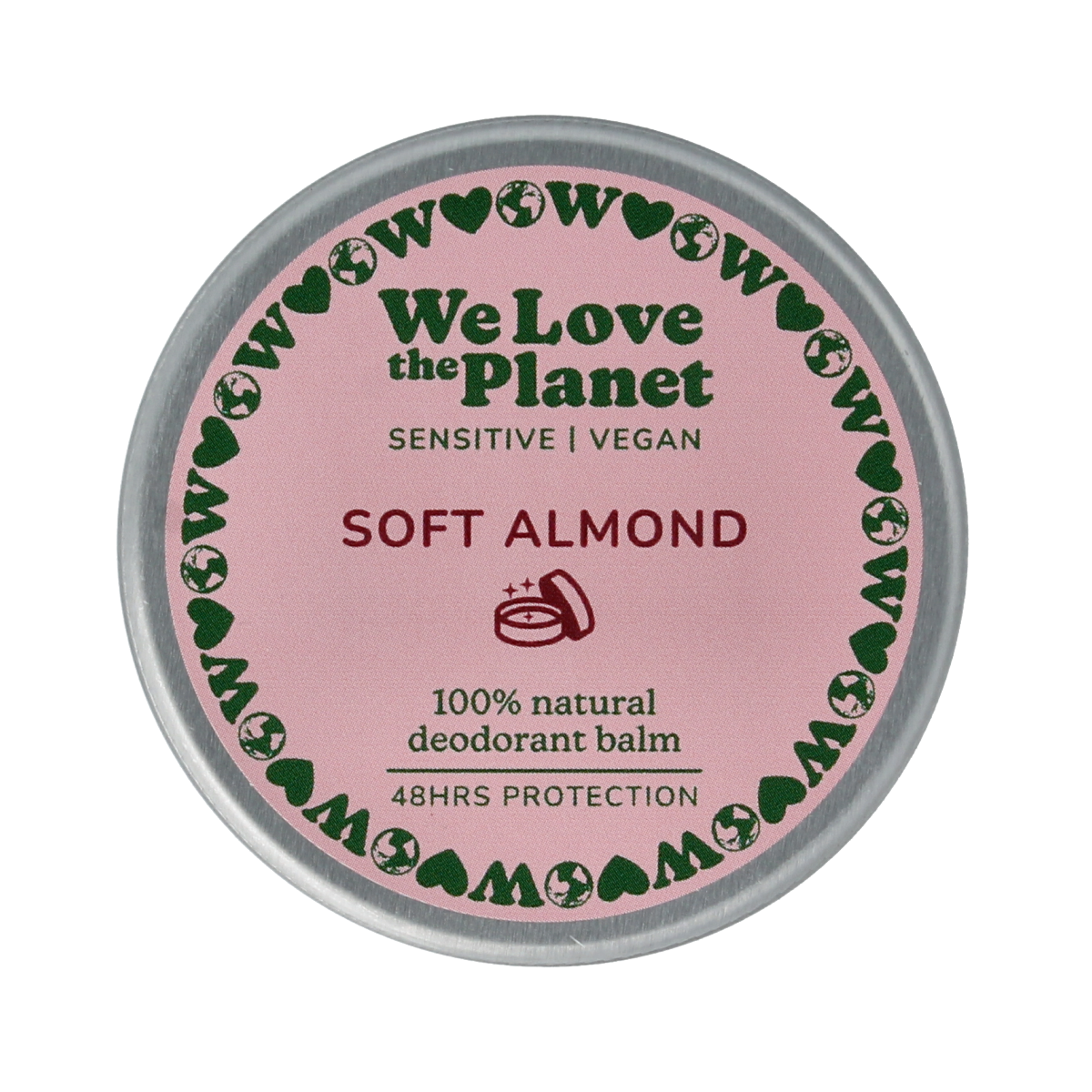 We Love The Planet Deodorant balm soft almond sensitive vegan 35.00 Gram