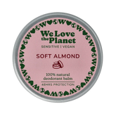 We Love Deodorant balm soft almond sensitive vegan 35 Gram