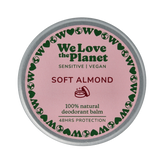 We Love The Planet Deodorant balm soft almond sensitive vegan 35.00 Gram