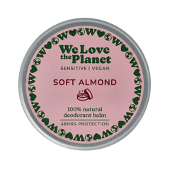 We Love Deodorant balm soft almond sensitive vegan 35 Gram