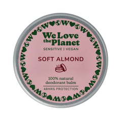 We Love The Planet Deodorant balm soft almond sensitive vegan 35.00 Gram