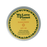 We Love The Planet Sunscreen balm vegan SPF50 35 Gram