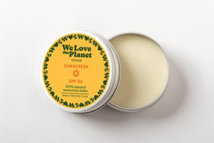 We Love The Planet Sunscreen balm vegan SPF50 35 Gram