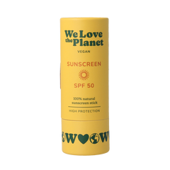 We Love The Planet Sunscreen stick vegan SPF50 40.00 Gram