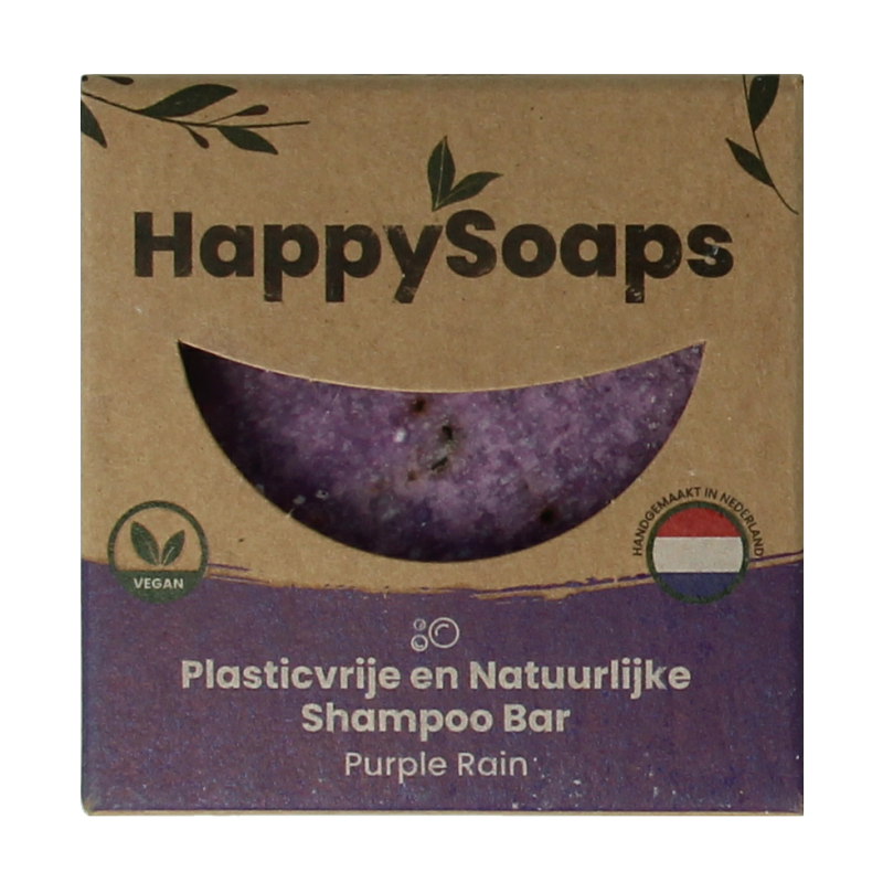 Happysoaps Shampoobar purple rain 70 Gram