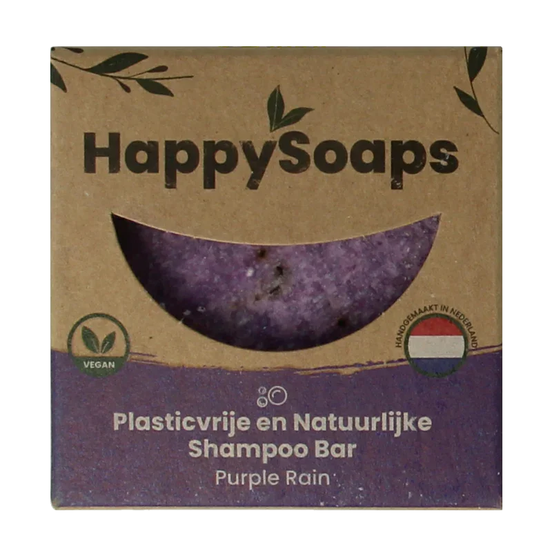 Happysoaps Shampoobar purple rain 70 Gram