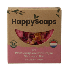 Happysoaps Shampoobar la vie en rose 70 Gram