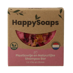 Happysoaps Shampoobar la vie en rose 70 Gram