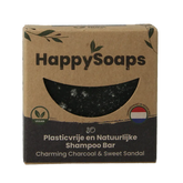 Happysoaps Shampoo bar charming charcoal & sweet sandal 70 Gram