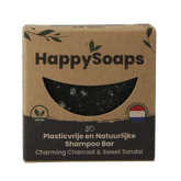 Happysoaps Shampoo bar charming charcoal & sweet sandal 70 Gram