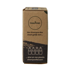 Happysoaps Shampoo bar charming charcoal & sweet sandal 70 Gram