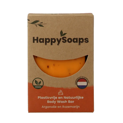 Happysoaps Body bar arganolie en rozemarijn 100 Gram