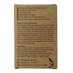 Happysoaps Body bar bergamot en wierook 100 Gram