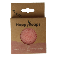 Happysoaps Konjac spons gevoelige huid 1 Stuks