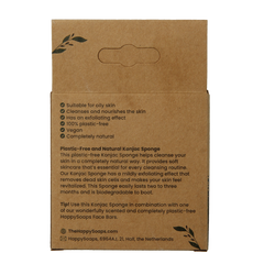 Happysoaps Konjac spons vette huid 1 Stuks