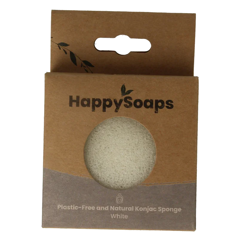 Happysoaps Konjac spons alle huidtypen 1 Stuks