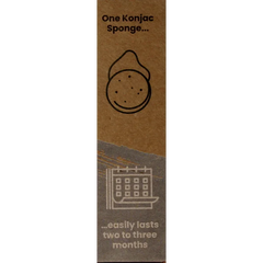 Happysoaps Konjac spons alle huidtypen 1 Stuks