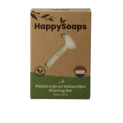 Happysoaps Shaving bar aloe vera 80 Gram