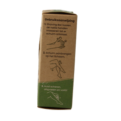 Happysoaps Shaving bar aloe vera 80 Gram