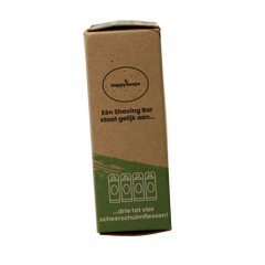 Happysoaps Shaving bar aloe vera 80 Gram