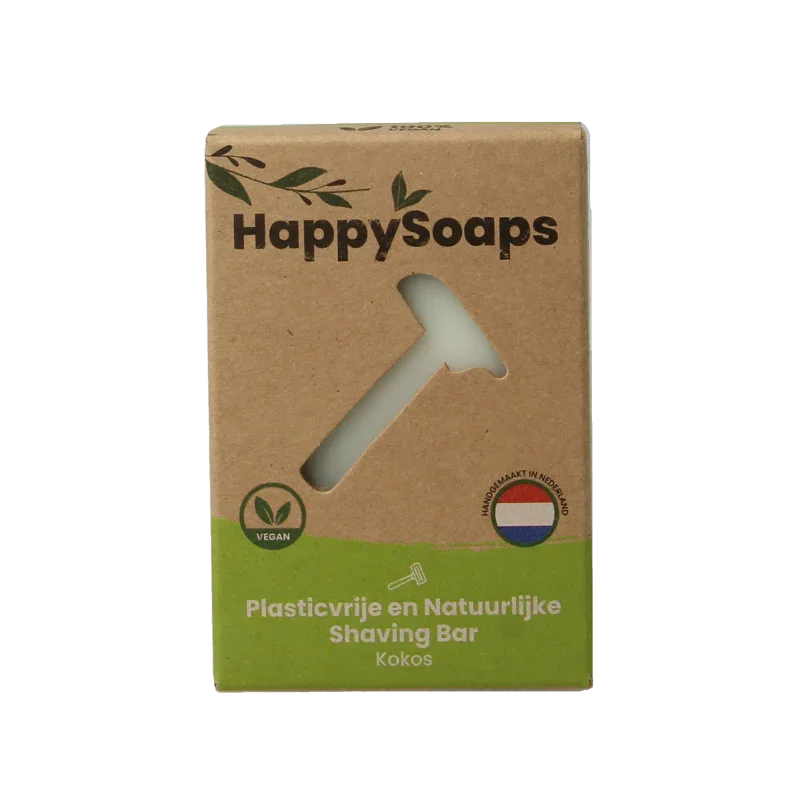 Happysoaps Shaving bar kokos 80 Gram