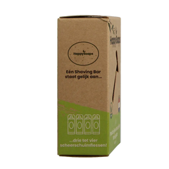 Happysoaps Shaving bar kokos 80 Gram