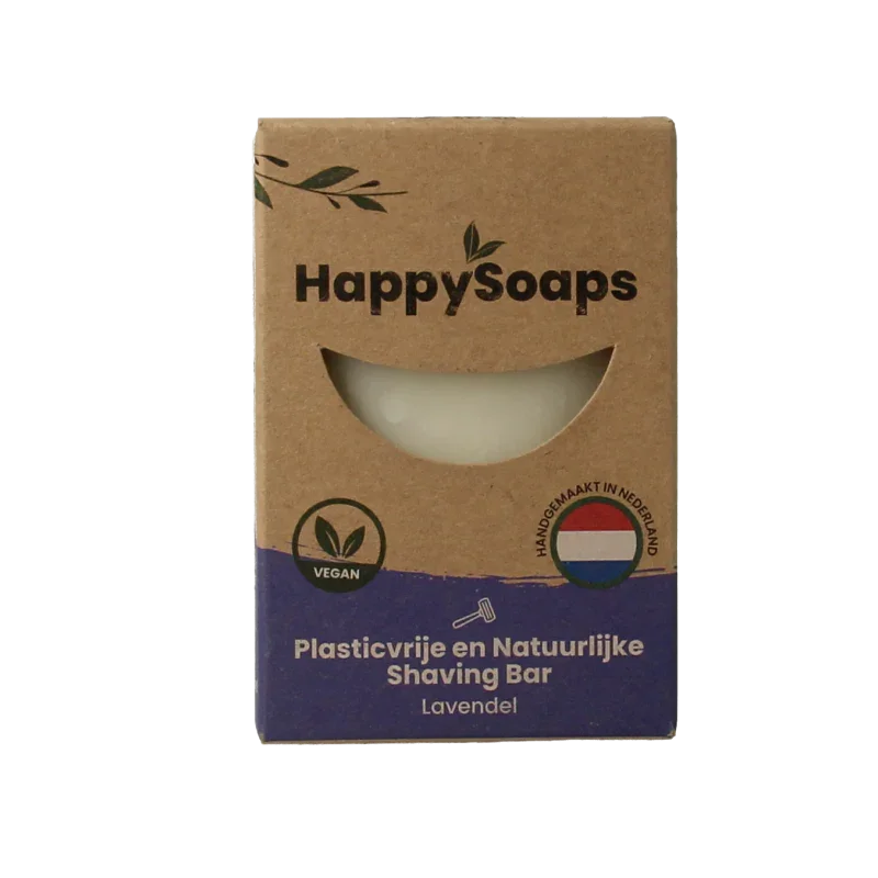 Happysoaps Shaving bar lavendel 80 Gram