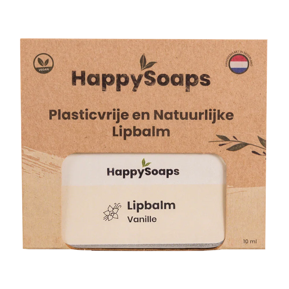 Happysoaps Lipbalm vanille 10 Gram
