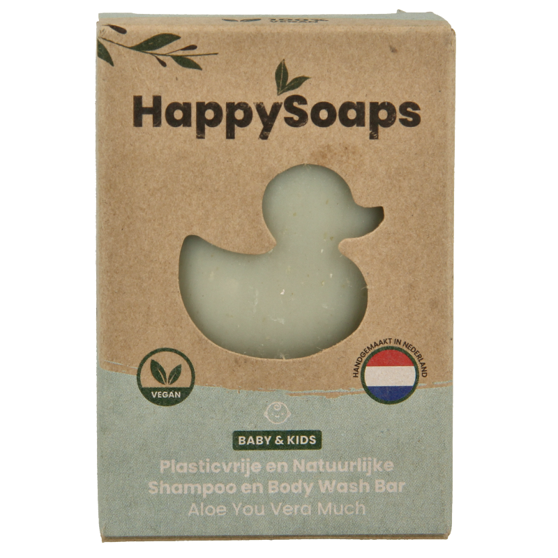 Happysoaps Baby shampoo & body wash aloe you very much 80 Gram