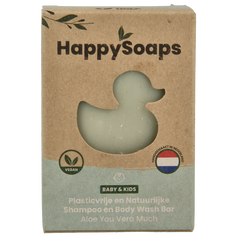 Happysoaps Baby shampoo & body wash aloe you very much 80 Gram