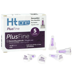 HT One Ht One Plusfine pennaalden 5mm 31G (15) 15.00 Stuks