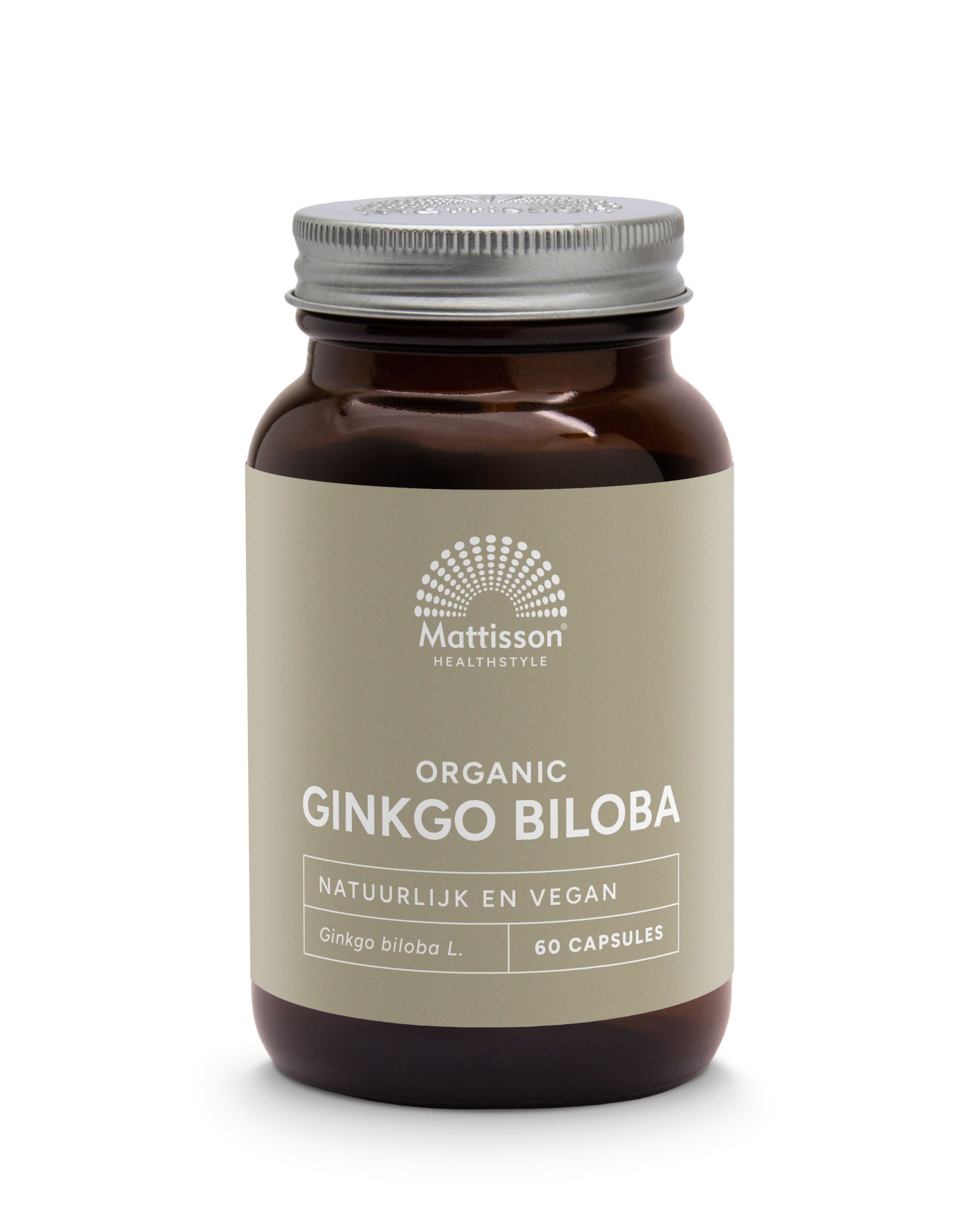 Mattisson Ginkgo biloba bio 60.00 Vegetarische capsules