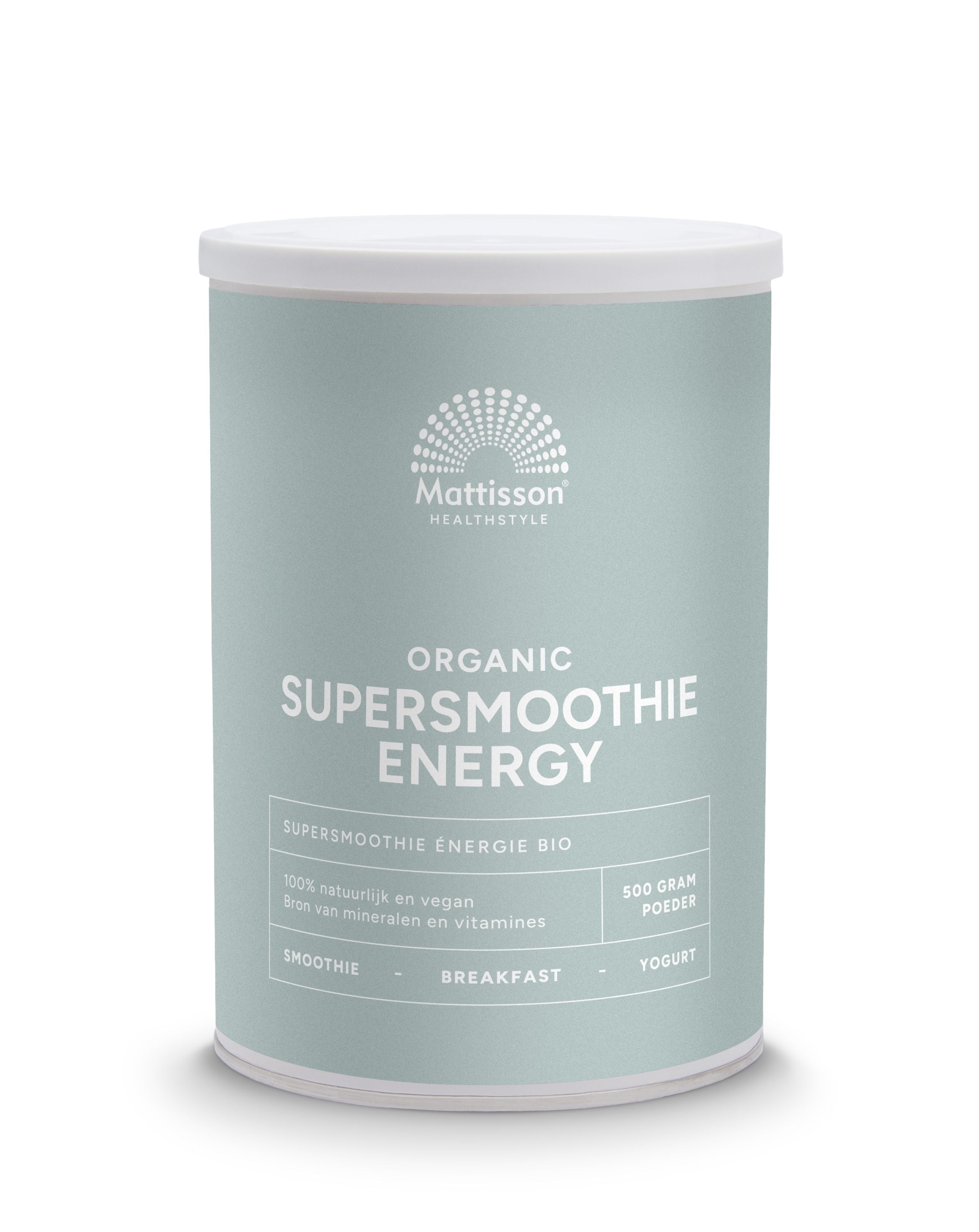 Mattisson Organic supersmoothie energy bio 500 Gram