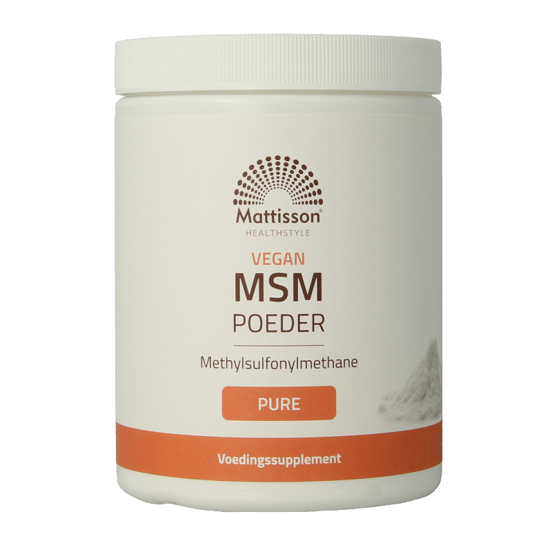 Mattisson MSM poeder vegan 550 Gram