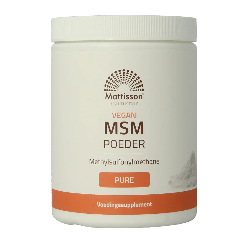 Mattisson MSM poeder vegan 550 Gram