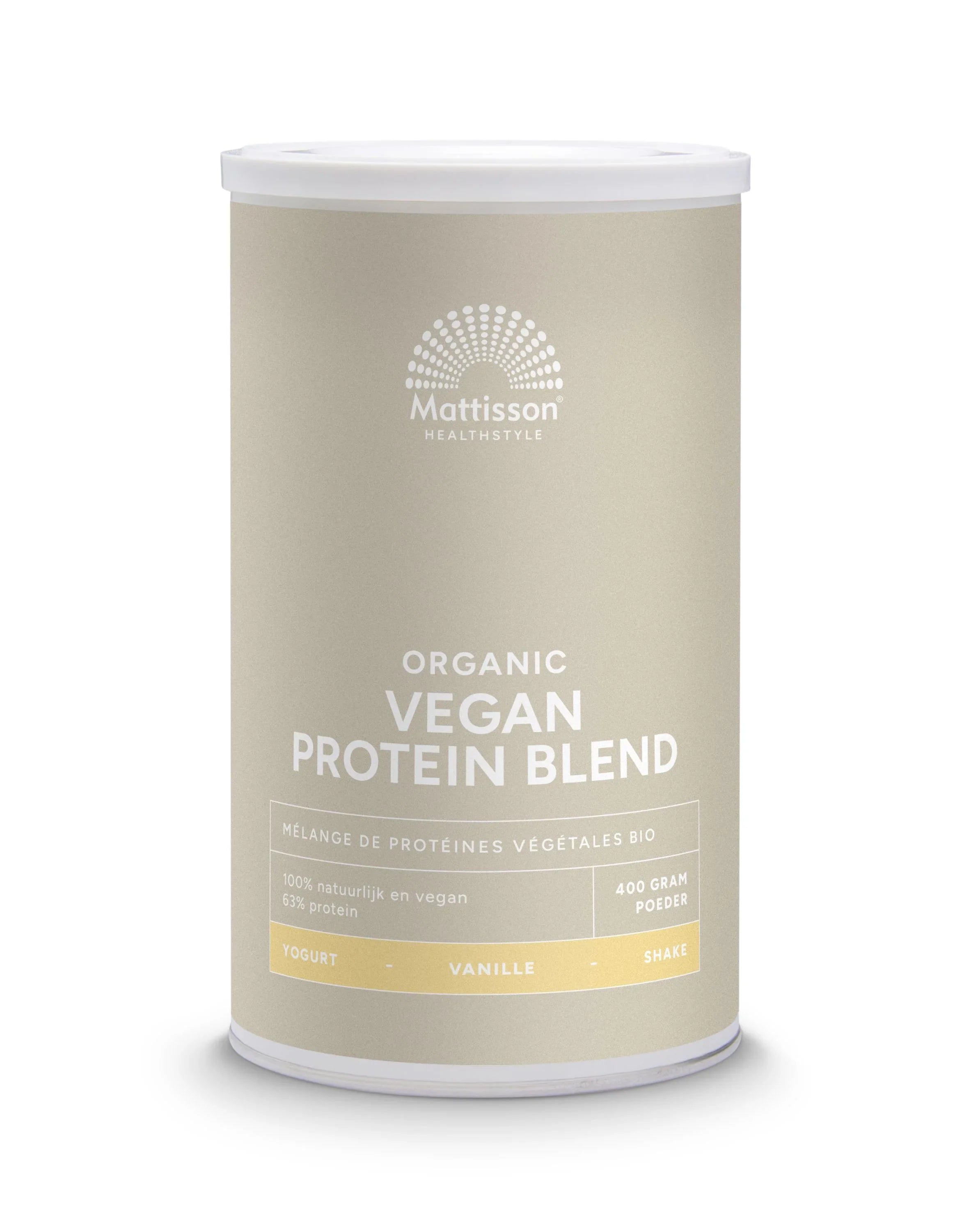 Mattisson Organic vegan protein blend vanilla 400 Gram